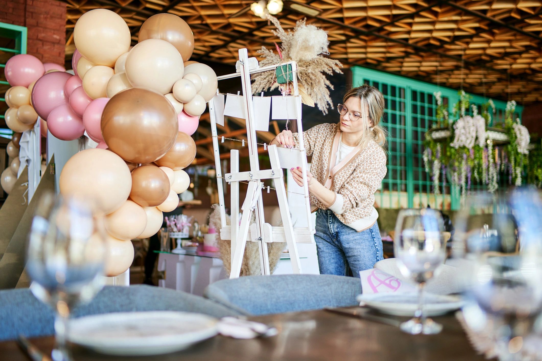 Chic Baby Shower Styling