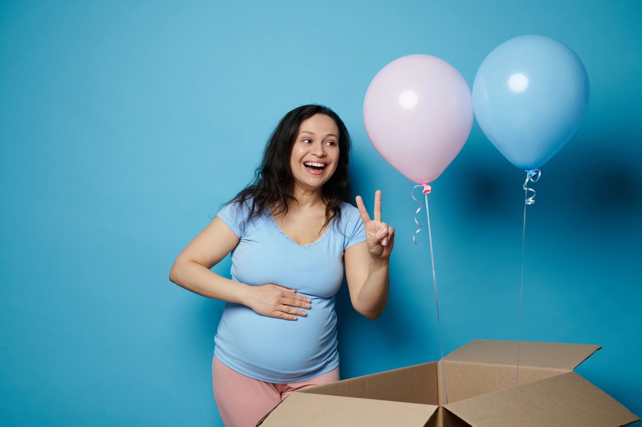Elegant baby shower event with unique decorations